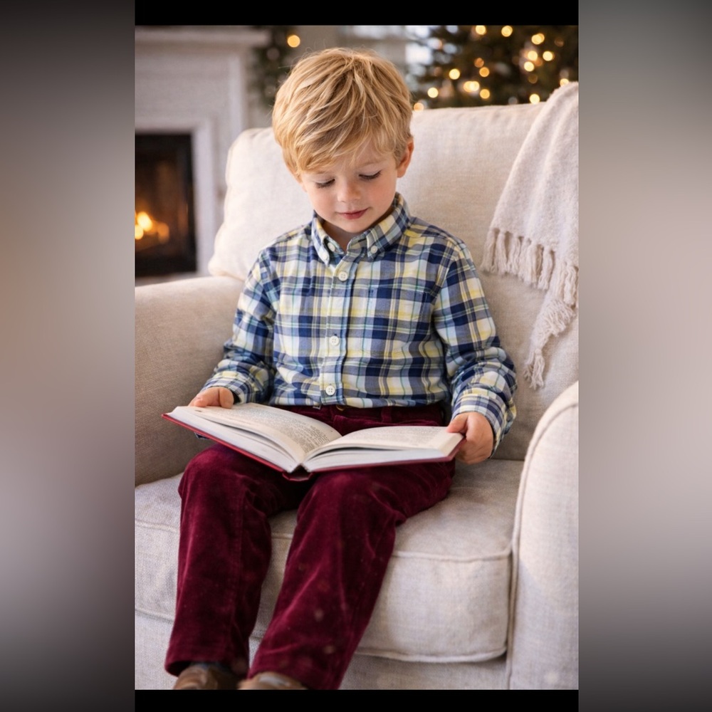 Janie and Jack Italian Kids Burgundy
Pants (Size 5) - Picture 2 of 5
